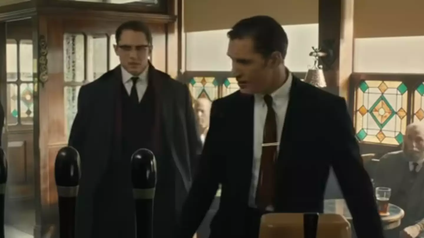How Tom Hardy shot 'best scene in British film' while playing both Kray twins at same time