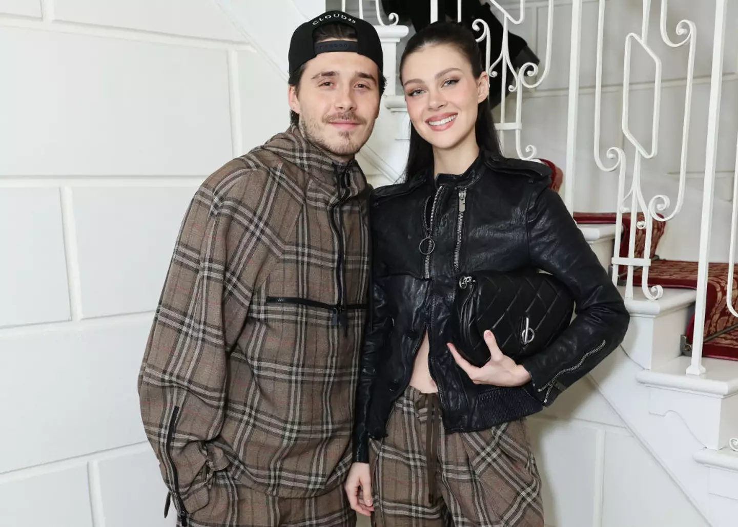 Brooklyn Beckham and his wife Nicola Peltz reportedly didn't show up at the birthday celebrations (Max Cisotti/Dave Benett/Getty Images for Burberry)