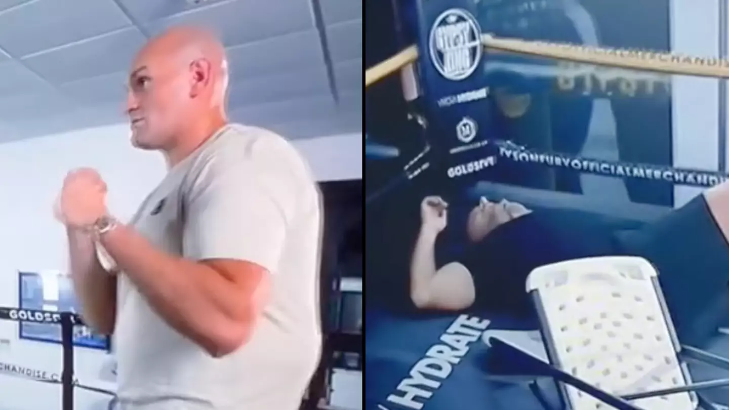 People baffled by Tyson Fury knocking man out with ‘invisible punch’ after bizarre Dynamo trick