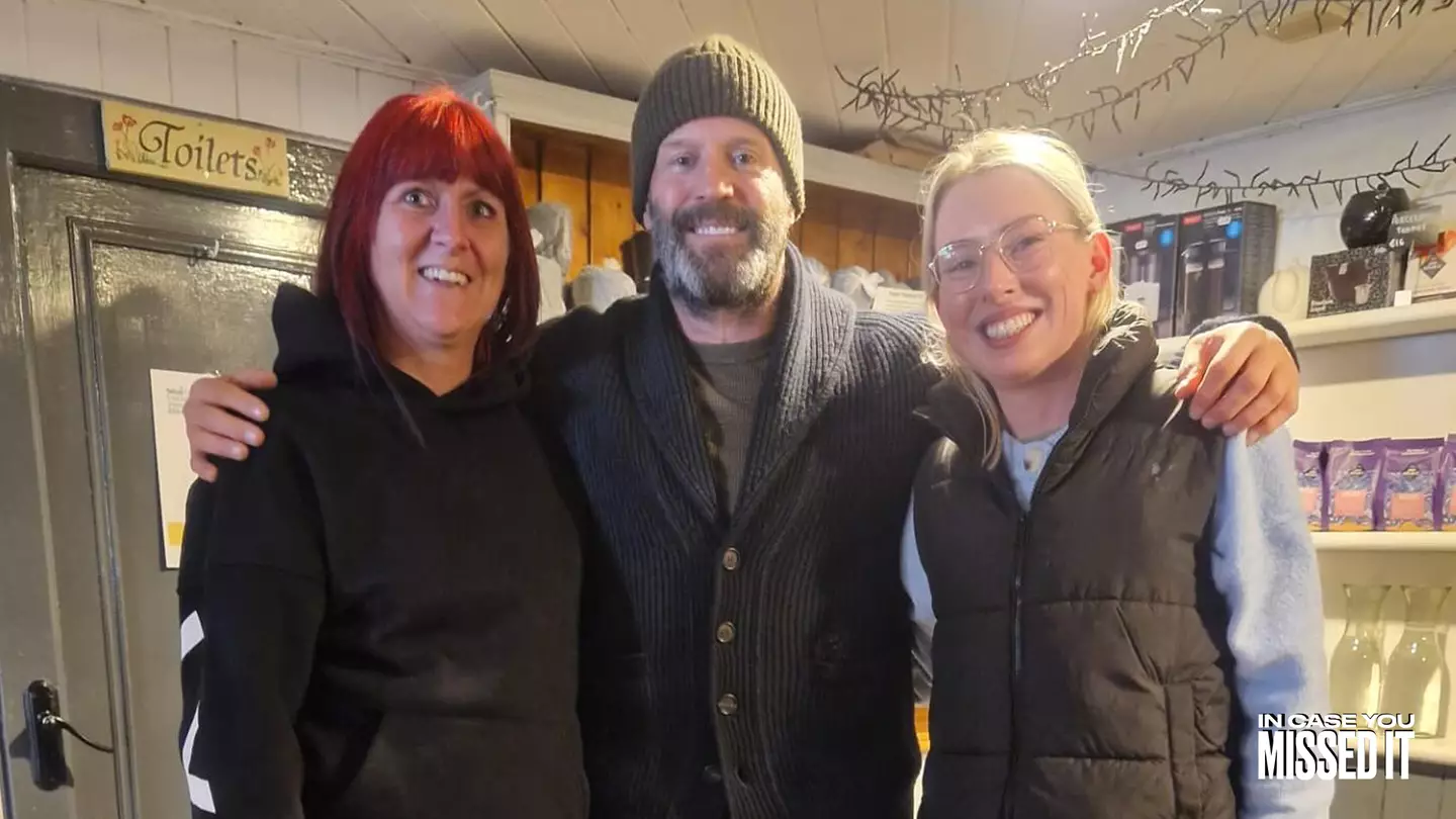 Jason Statham at Poppies Café Enniskerry (Facebook)