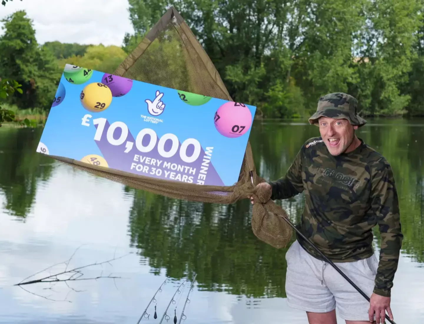 John caught a big win on the National Lottery's Set For Life game.