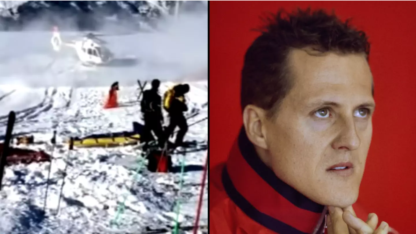 Footage shows moment Michael Schumacher is airlifted to hospital after life changing injury