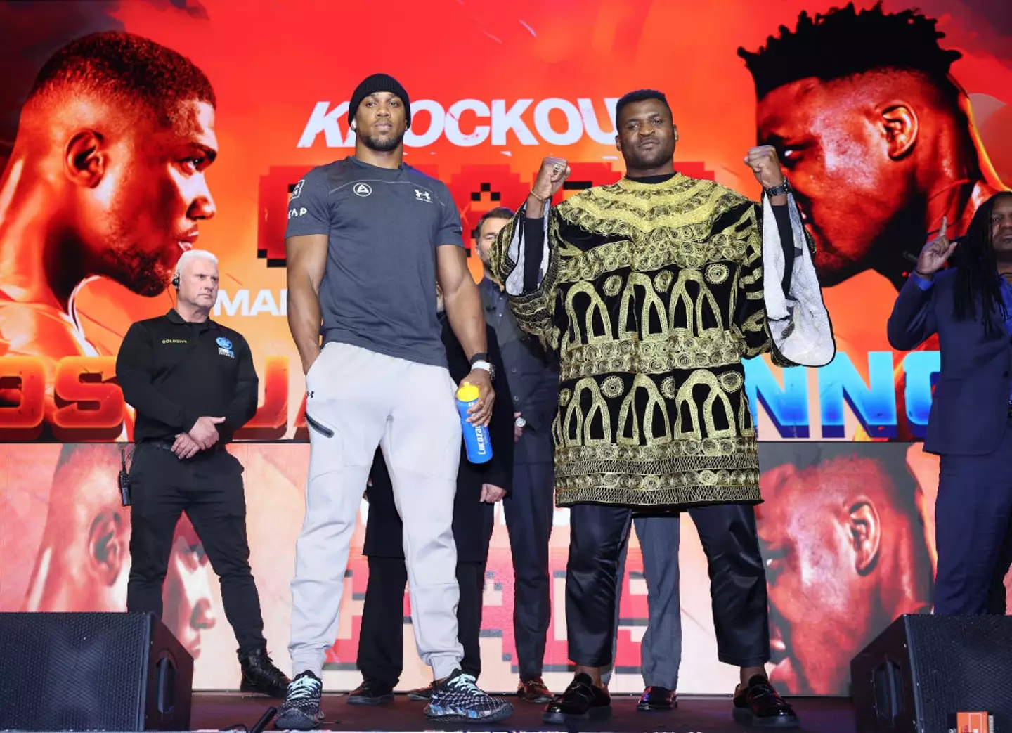 Anthony Joshua will take on Francis Ngannou in Saudi Arabia on March 8.