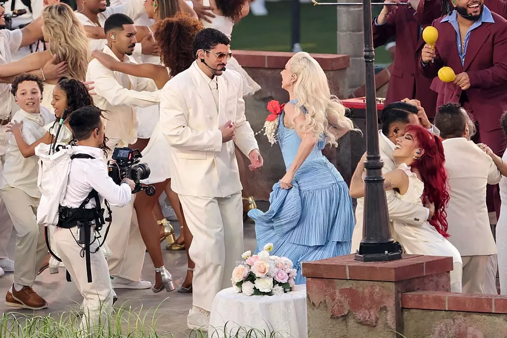 Bad Bunny and Lady Gaga were celebrated for their performance (Neilson Barnard/Getty Images)