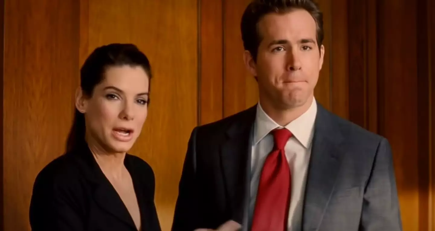 Sandra Bullock starred alongside Ryan Reynolds in the 2009 film.