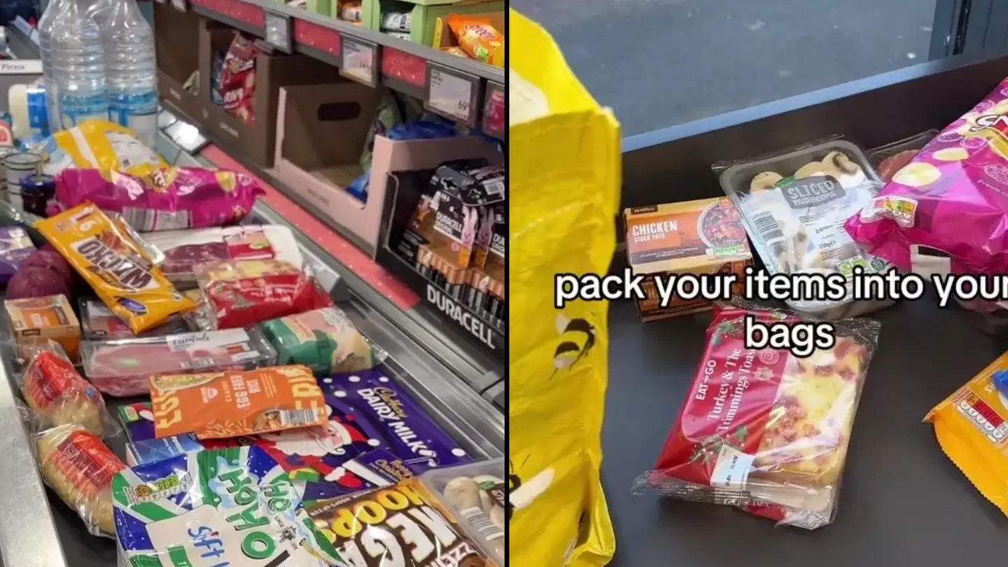 People are late in finding out what the shelf next to Aldi's checkouts is for