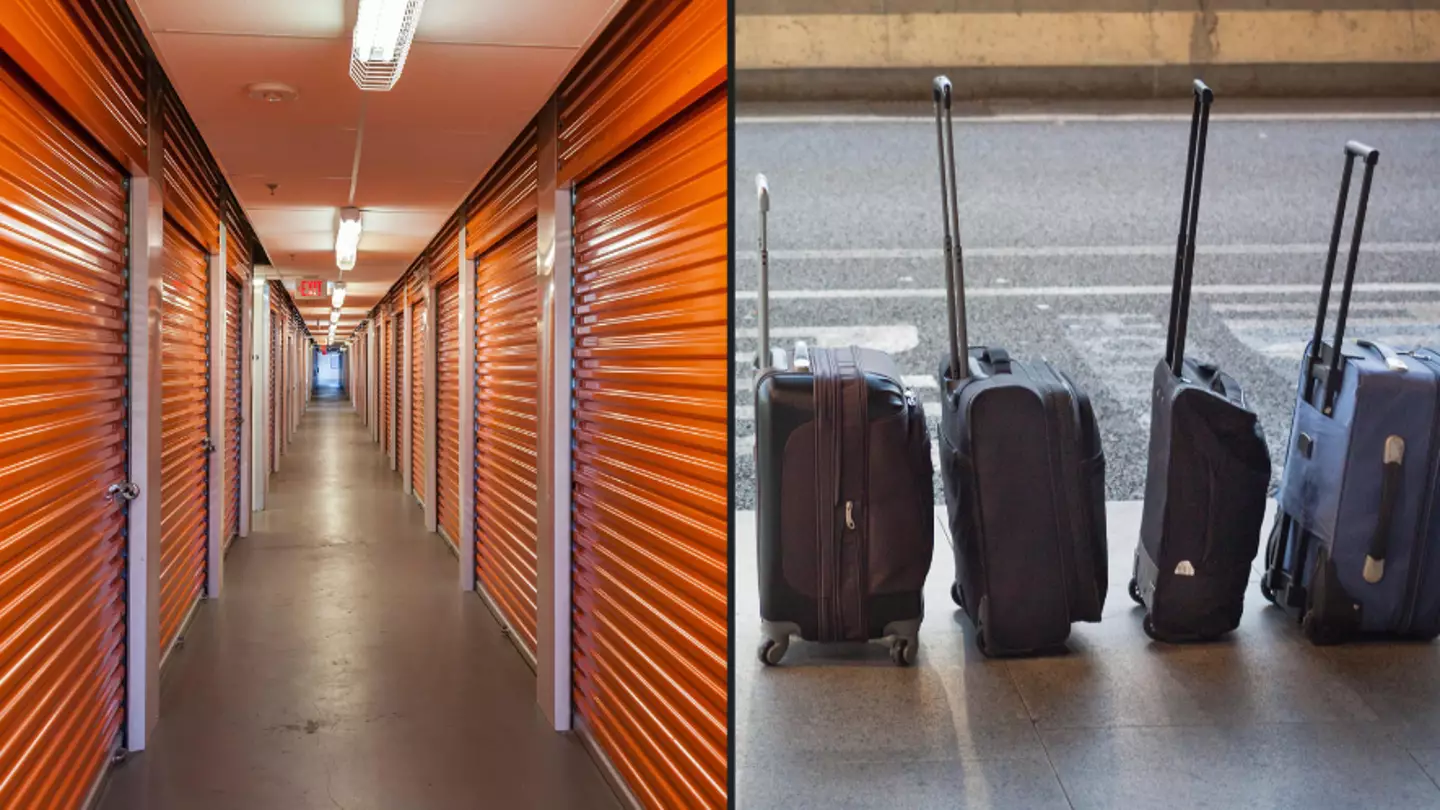 Family who bought abandoned storage locker discover human remains stuffed in suitcases