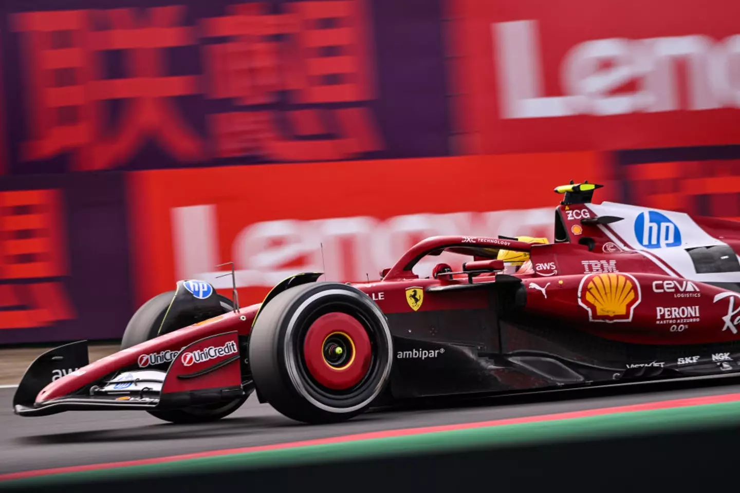 Hamilton's first couple of races for Ferrari haven't gone well (HECTOR RETAMAL/AFP via Getty Images)