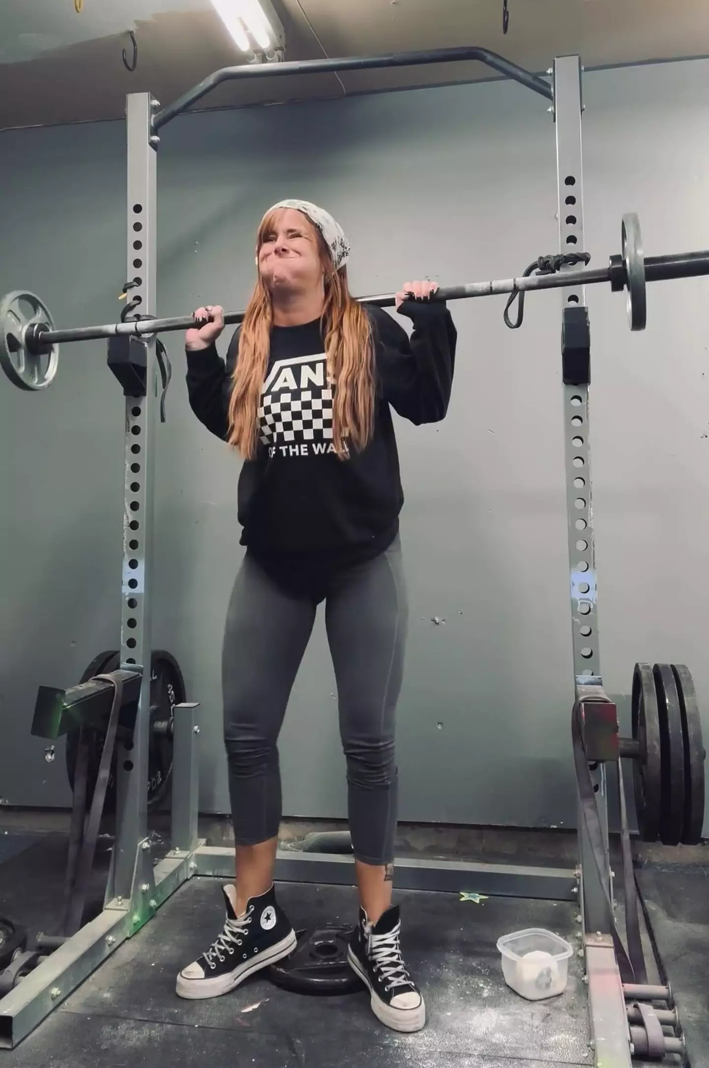 The mother-of-three has urged gym goers to avoid 'ego-lifting' at all costs (Kennedy News and Media)