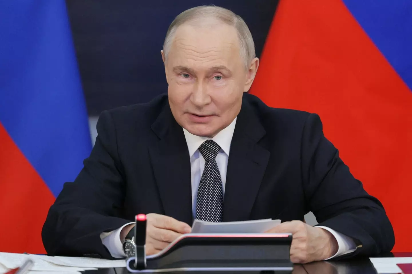 Putin could target the UK. (GAVRIIL GRIGOROV/POOL/AFP via Getty Images)