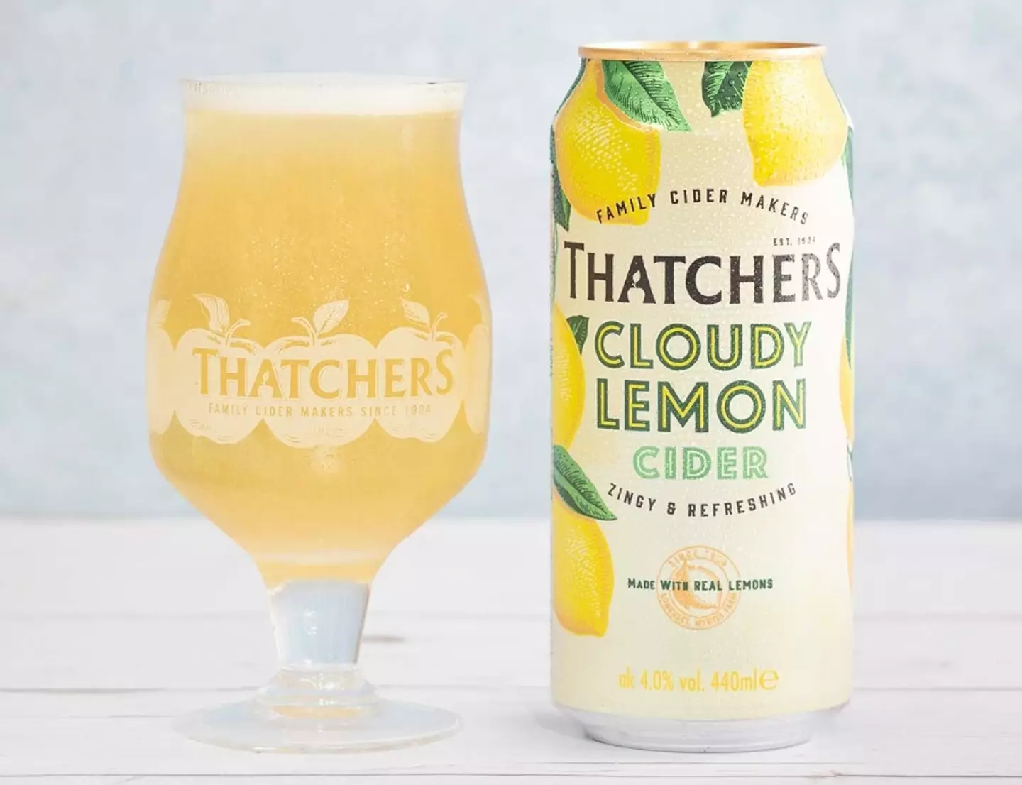 With pungent aroma, cloudy appearance and lemony taste this is the drink Thatchers claimed Aldi copied.