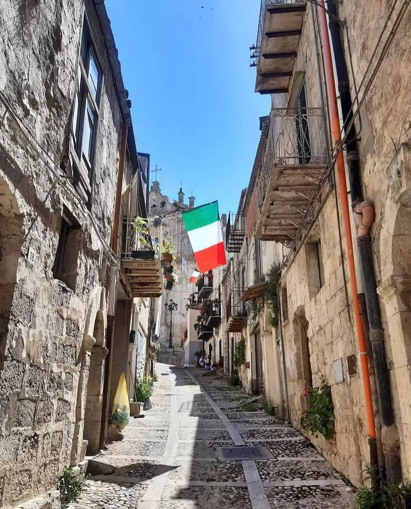 Danny enjoys the quiet life in the Sicilian town.