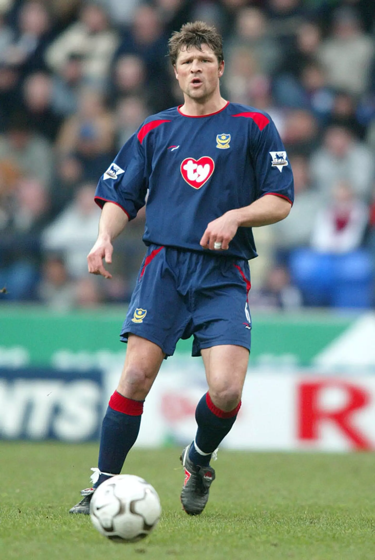 The footballer is now in the police force (Richard Sellers/Sportsphoto/Allstar via Getty Images)