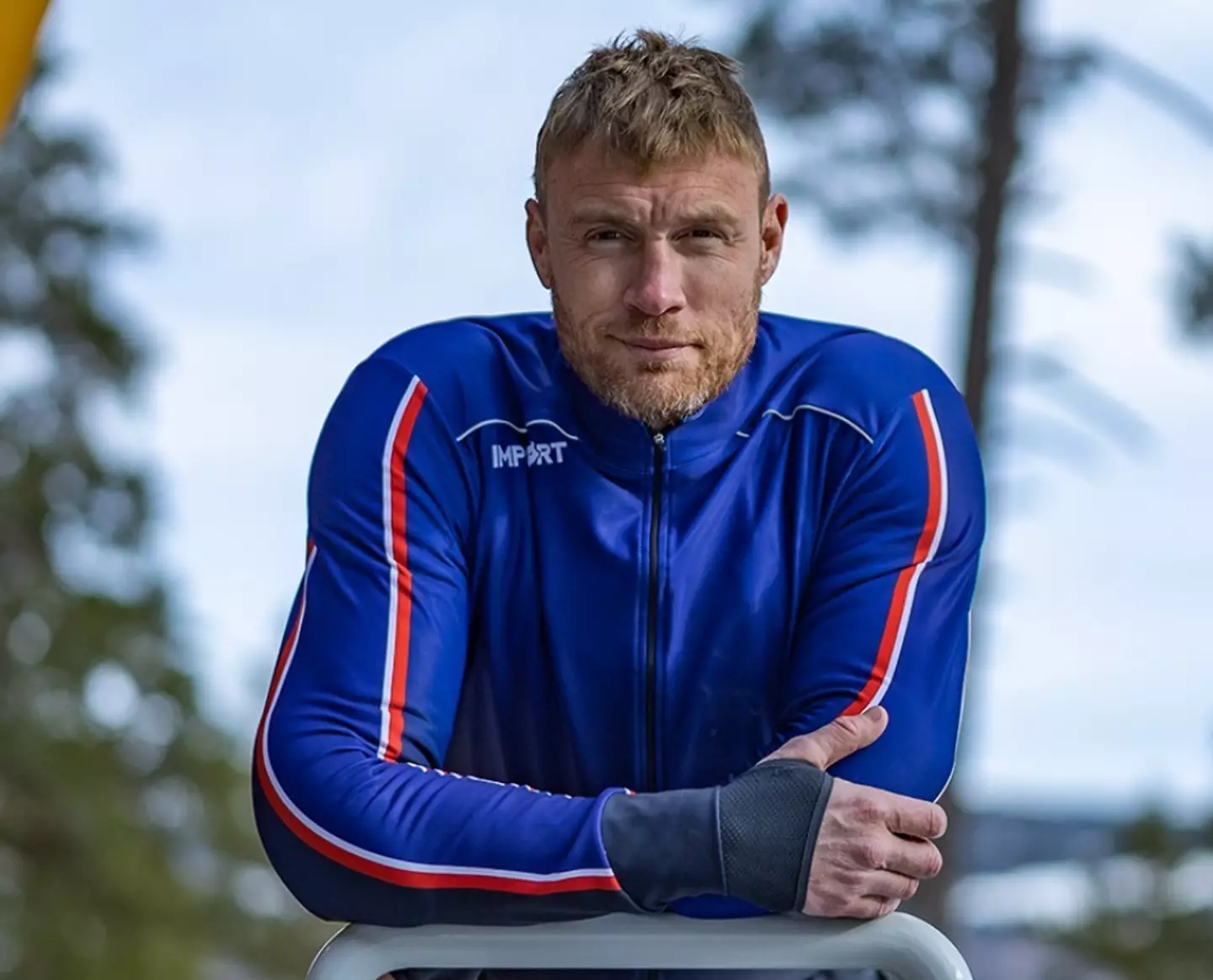 Flintoff is still recovering from the horror crash.