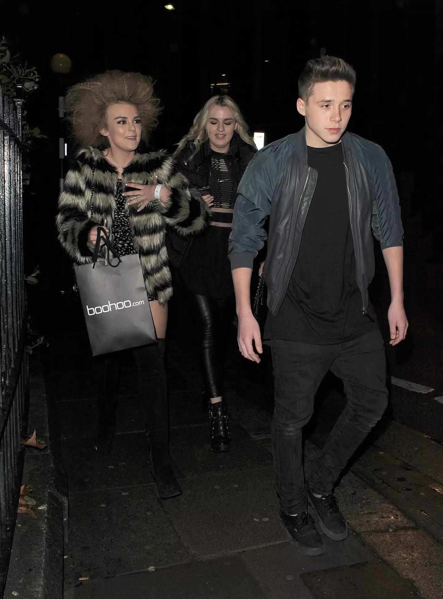 The Scottish singer pictured with her teen boyfriend in 2014 (Will/GC Images)