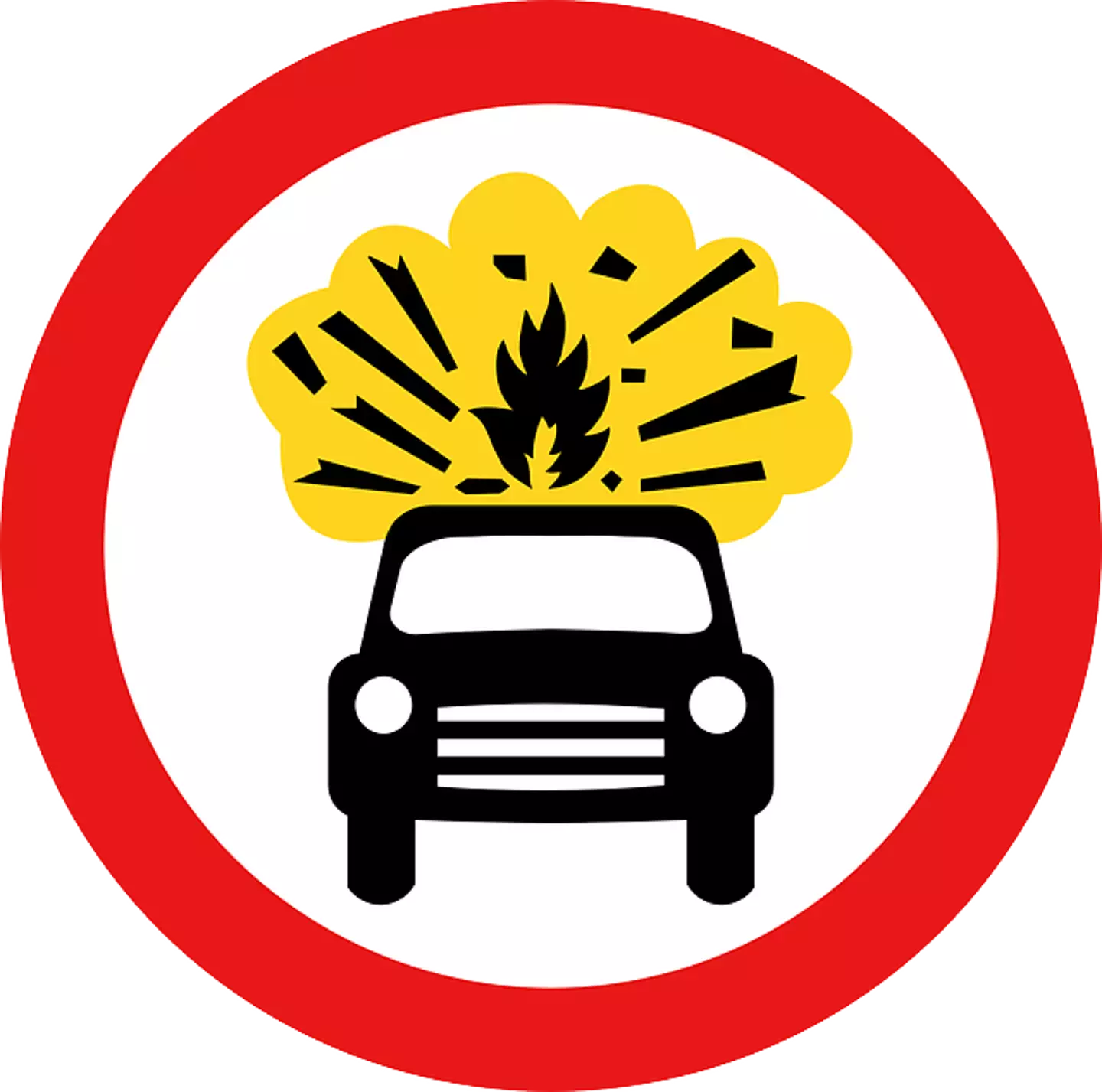 Yes, this sign exists in real life. (Department of Transport)