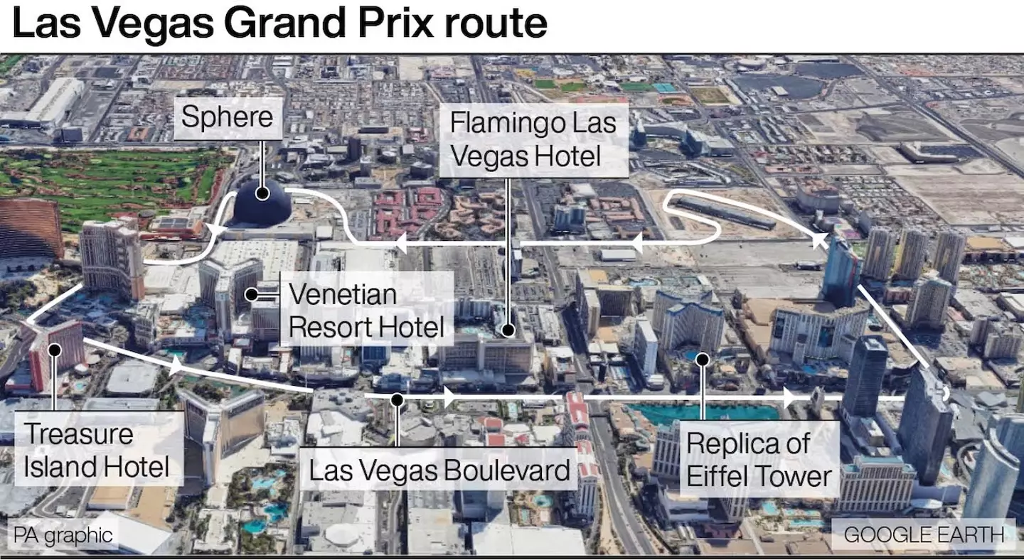 Formula One bosses were dealt a hugely embarrassing blow after first practice for the Las Vegas Grand Prix was cancelled.