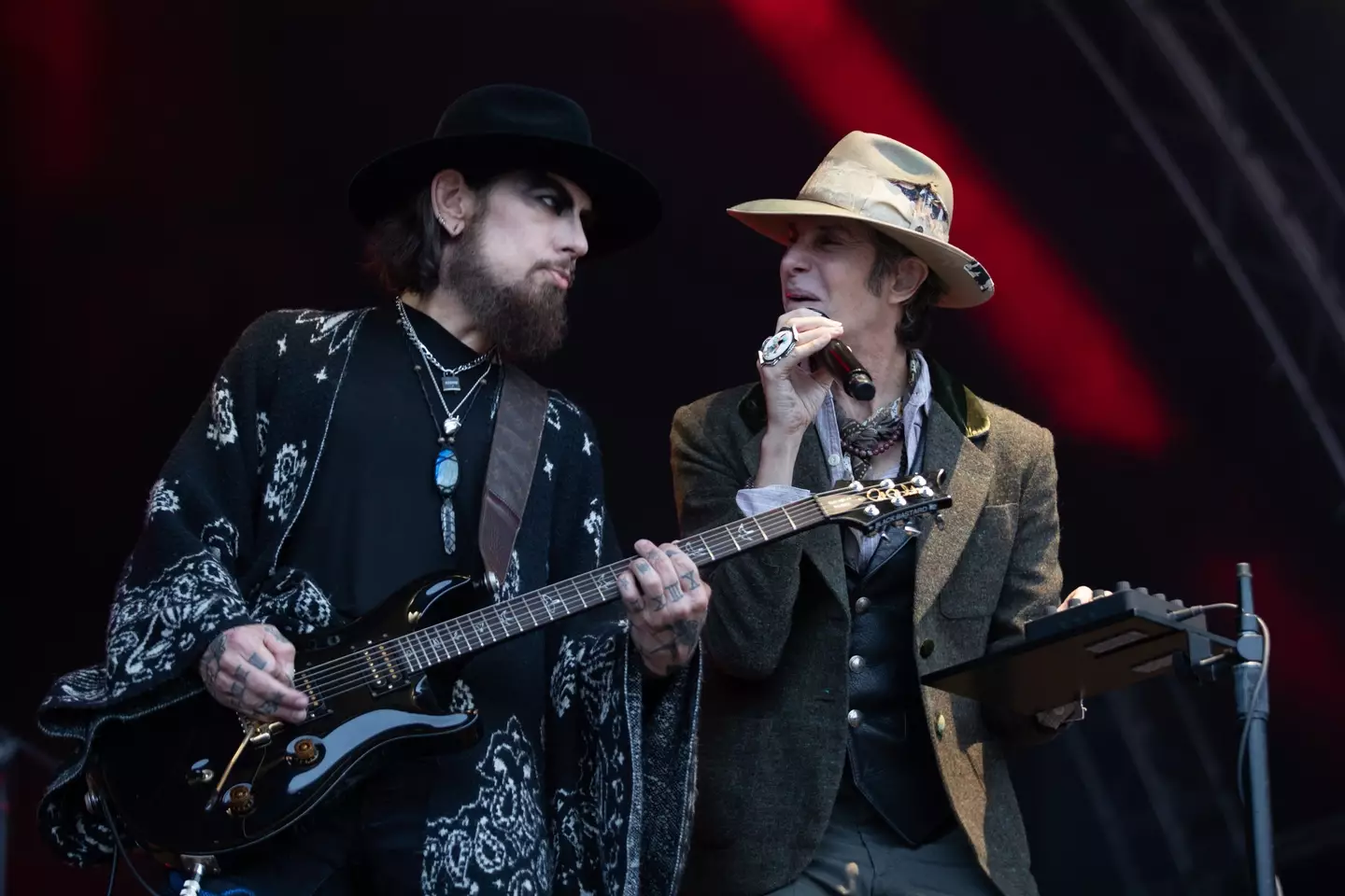 Navarro and Farrell back in June. (Kieran Frost/Redferns)