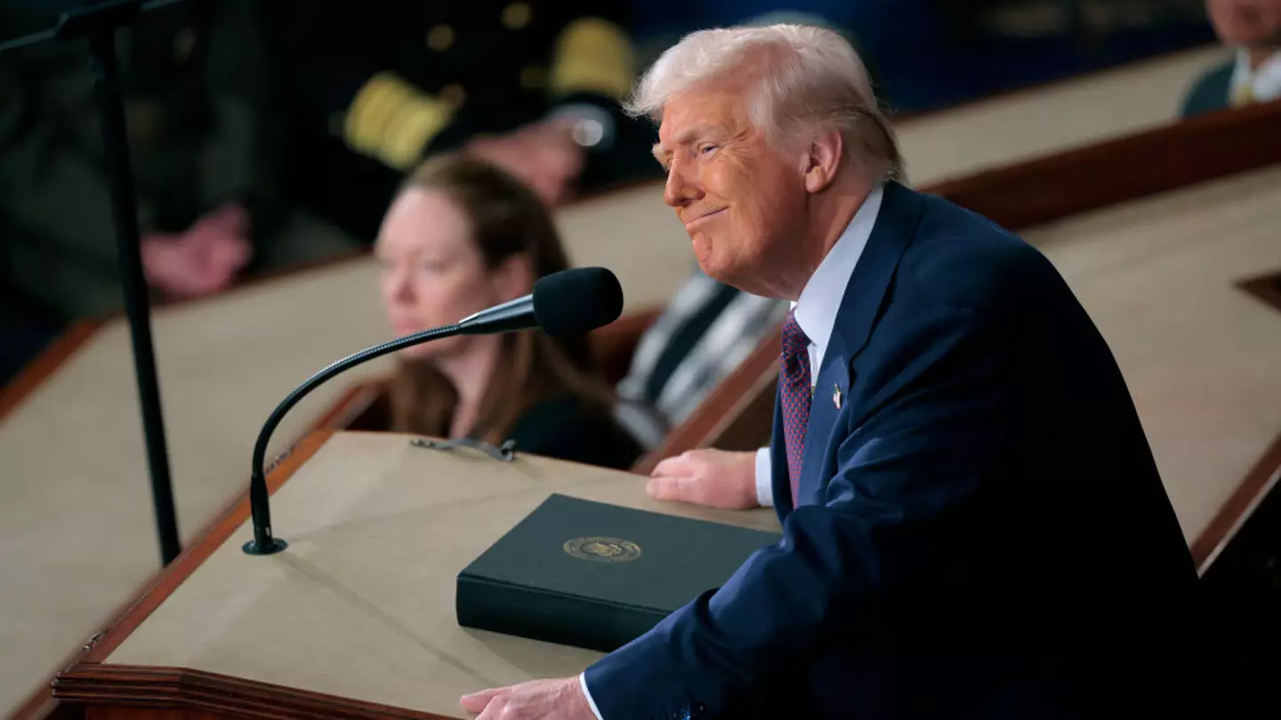 Donald Trump reads letter he received from Zelenskyy during address to Congress