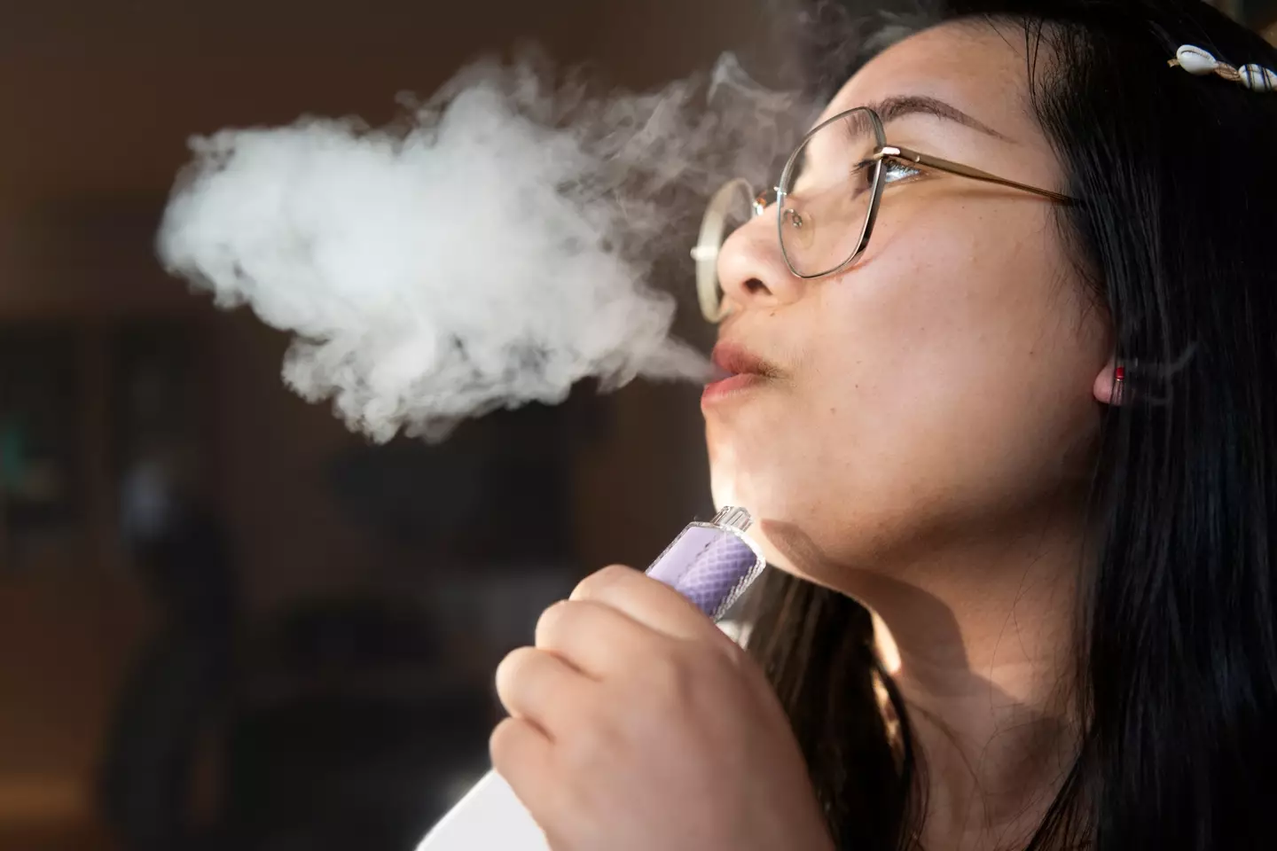 Vaping is healthier than smoking so if you're going to do one it's better to vape, but healthier still is never trying either (Getty Stock Photo)