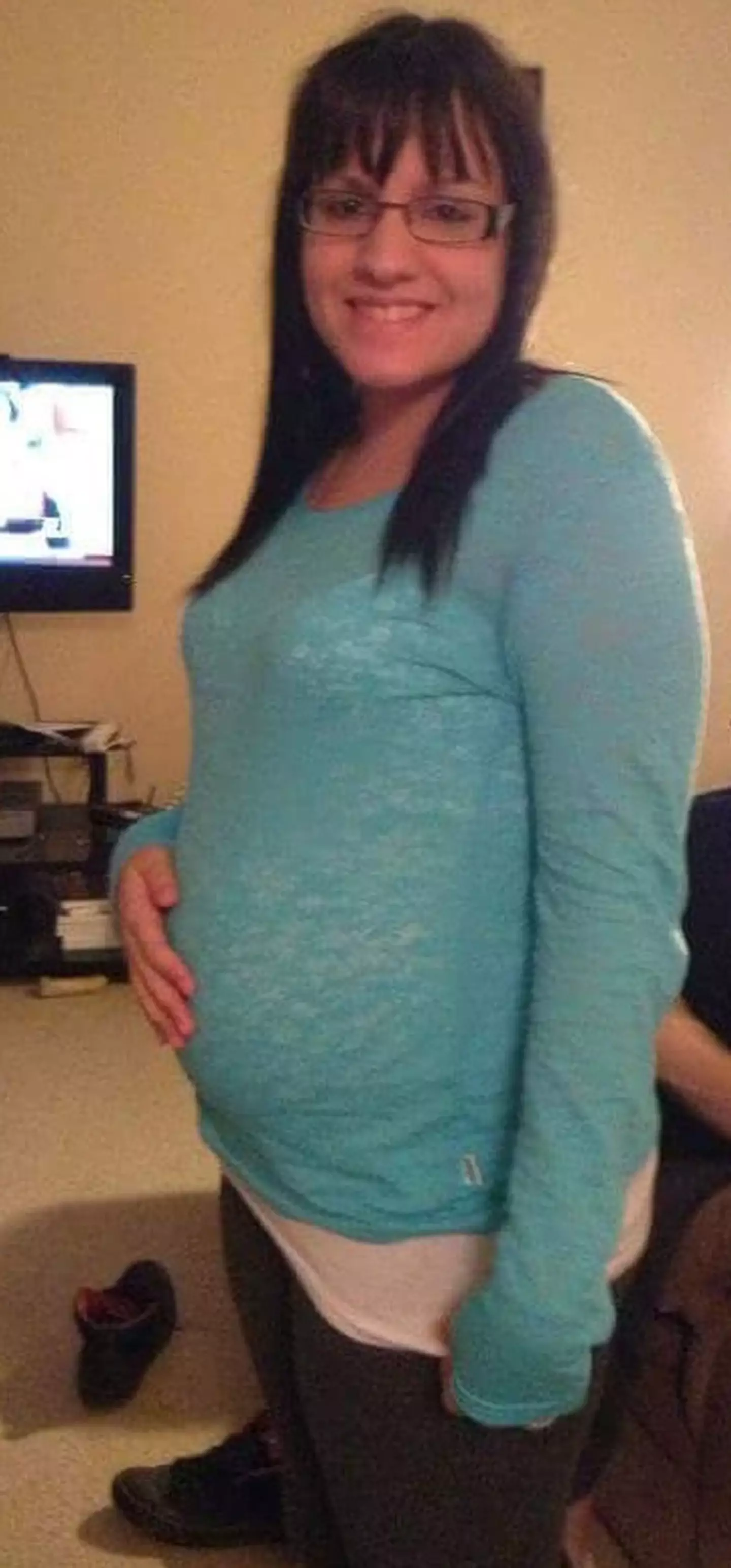 The mum kicked her habit after falling pregnant at the age of 21 (Kennedy News and Media)