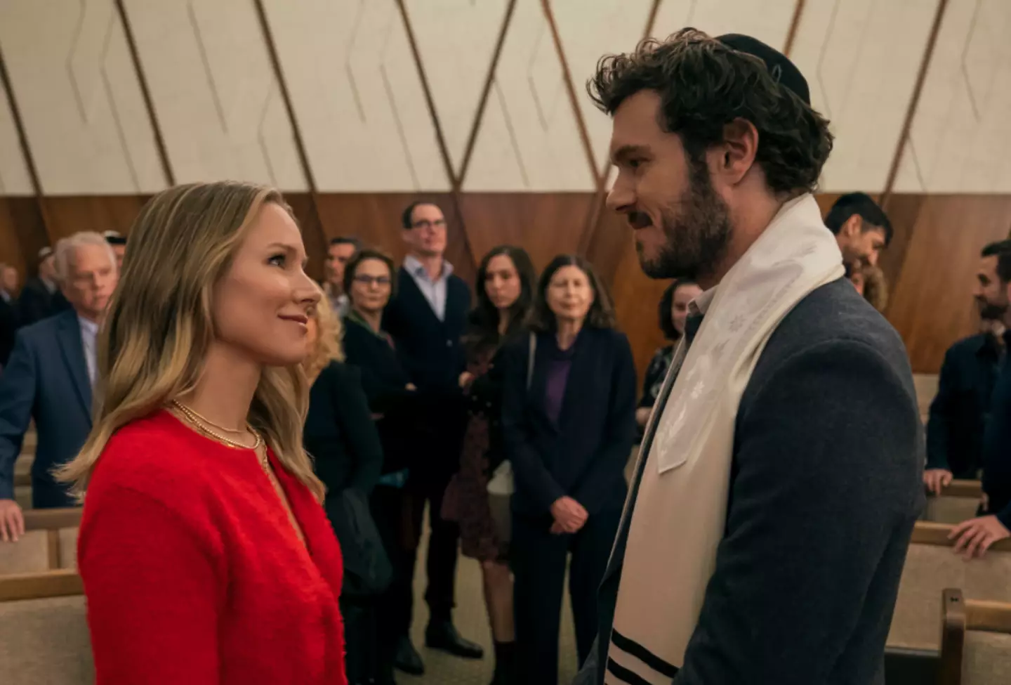 Kristen Bell is nominated for an Emmy for her role in Nobody Wants This (Netflix)