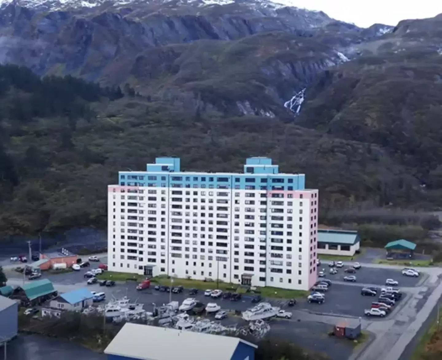 Almost all of the population live in this building (YouTube/Seek Discomfort)