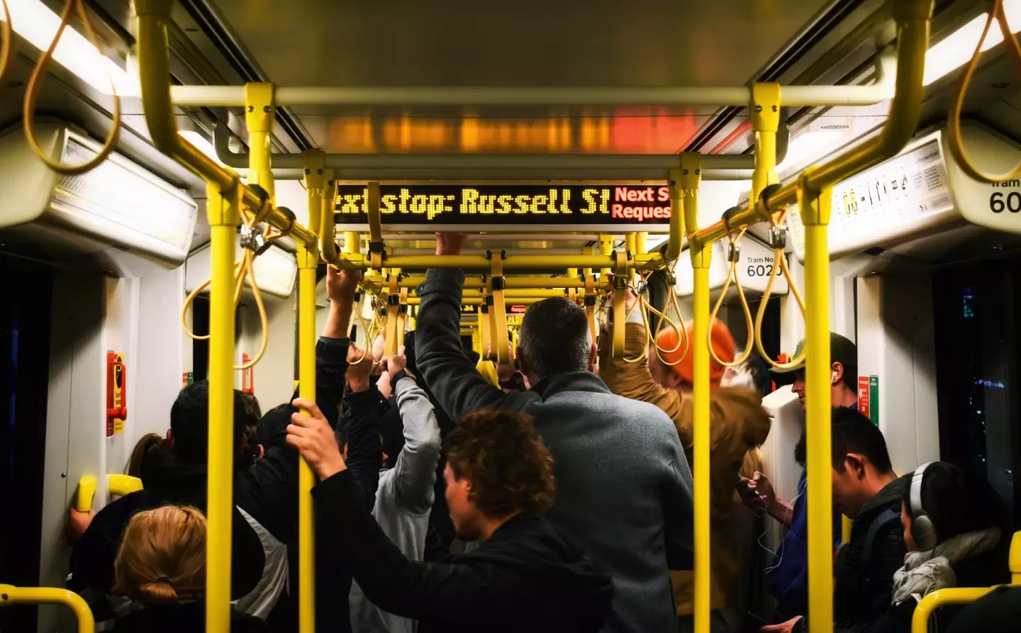 The woman has reopened the heated debate surrounding public transport etiquette.
