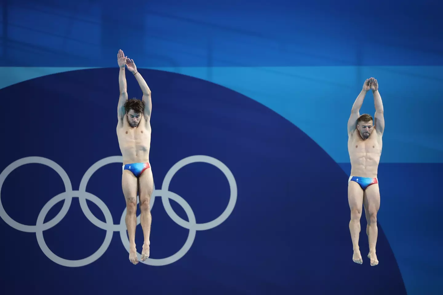 Might have missed out on the medal, but not free undies. (Sheng Jiapeng/China News Service/VCG via Getty Images)