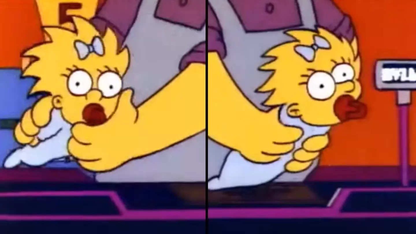 The Simpsons fans stunned after finding out why Maggie was scanned in opening credits