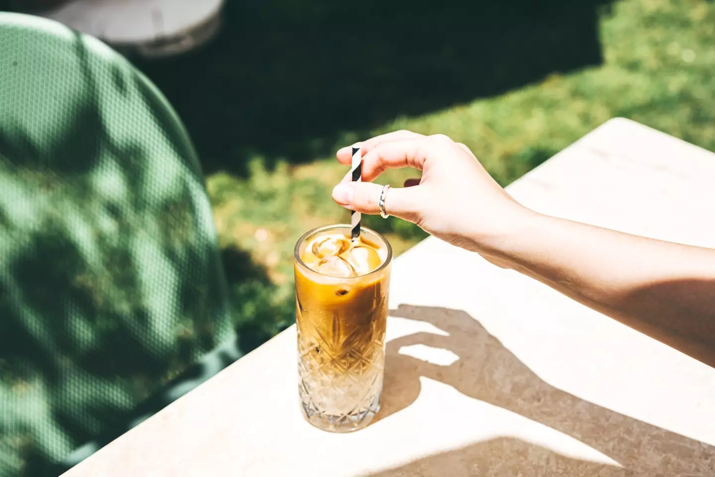 The dentist advises using straws. (Getty Stock)