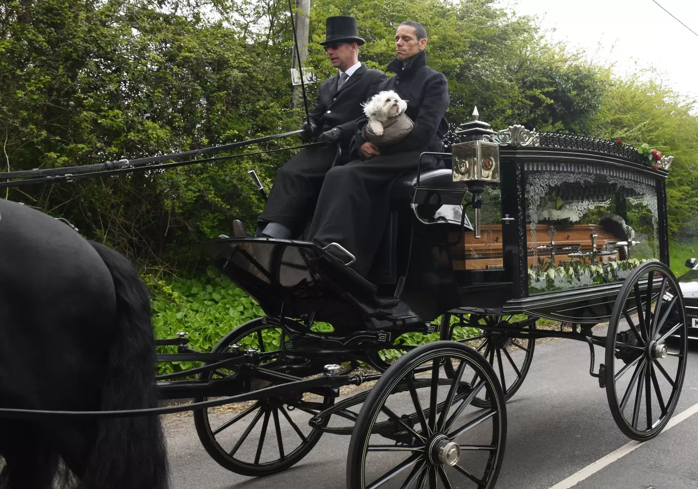 O'Grady was buried in the village of Adlington, Kent.