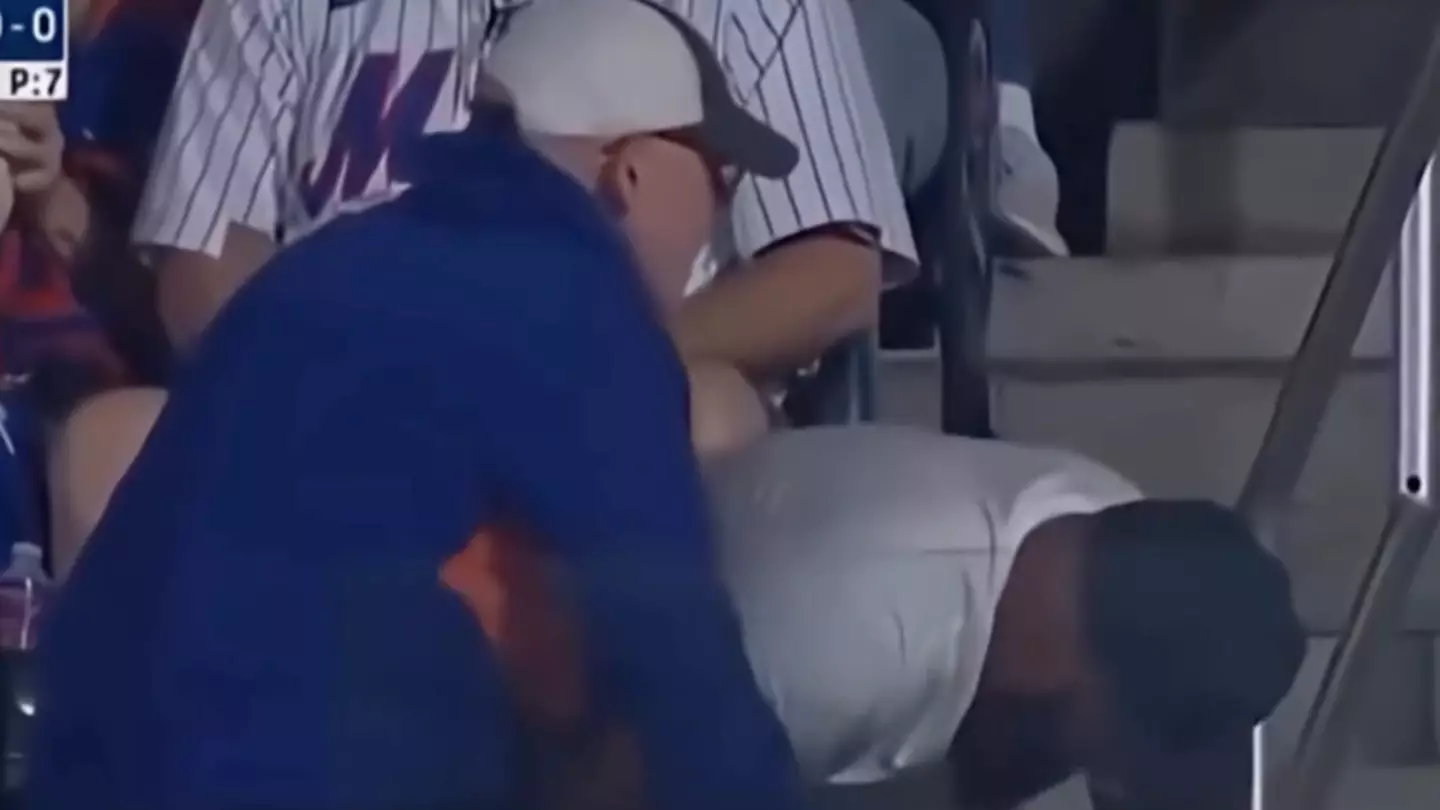 Fury at footage of Mets fan 'ripping baseball out of elderly man's hands' at game