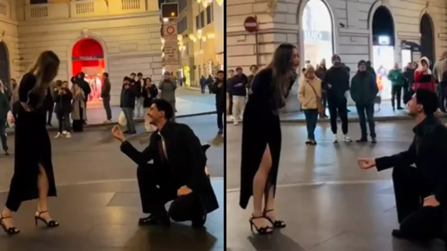 Debate sparked after bloke’s marriage proposal in Rome goes wrong