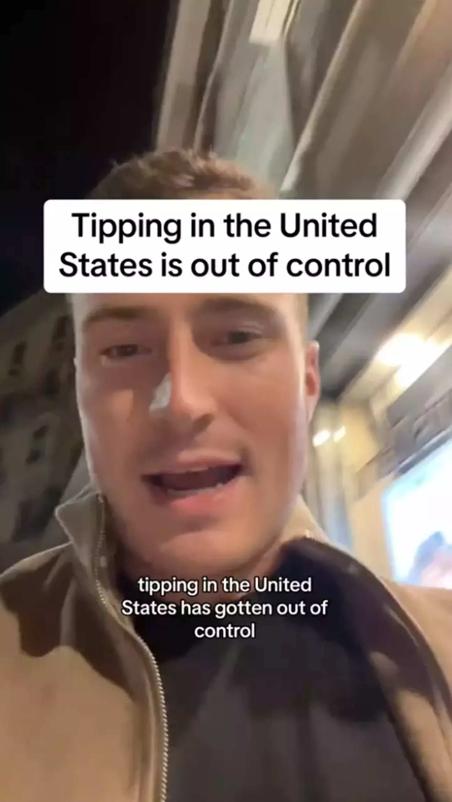 A Tiktoker went viral for calling out tipping culture in the States.