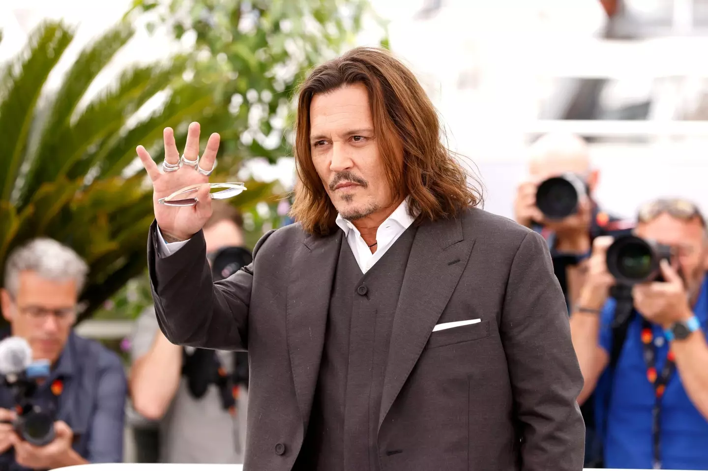 Johnny Depp at this year's Cannes Film Festival.