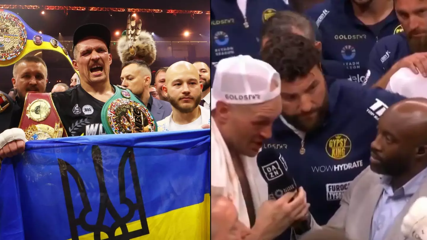 Tyson Fury receives backlash for controversial 'Ukraine war' comment after losing to Oleksandr Usyk