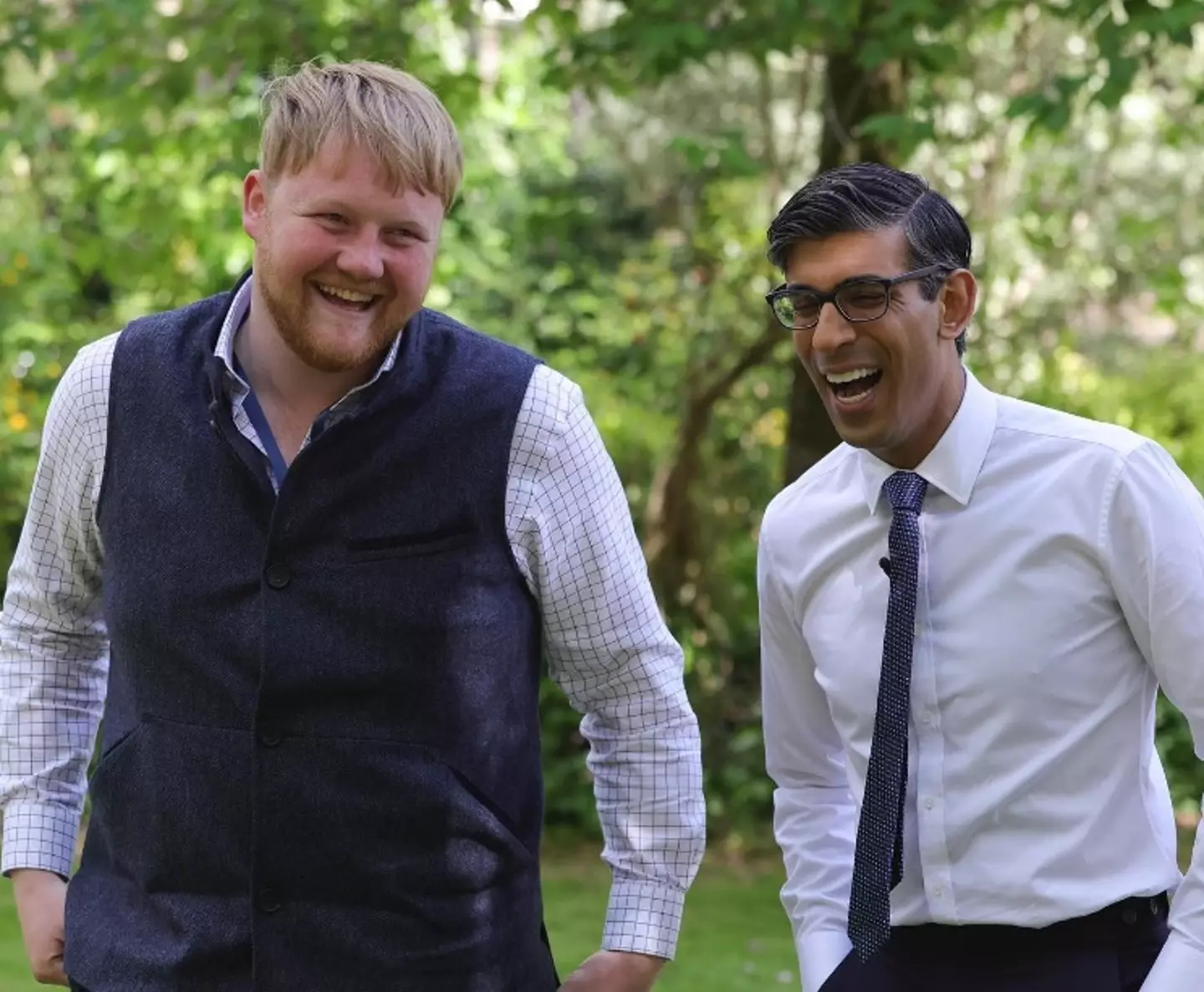 The Clarkson's Farm team have visited 10 Downing Street. (Instagram/@rishisunakmp)