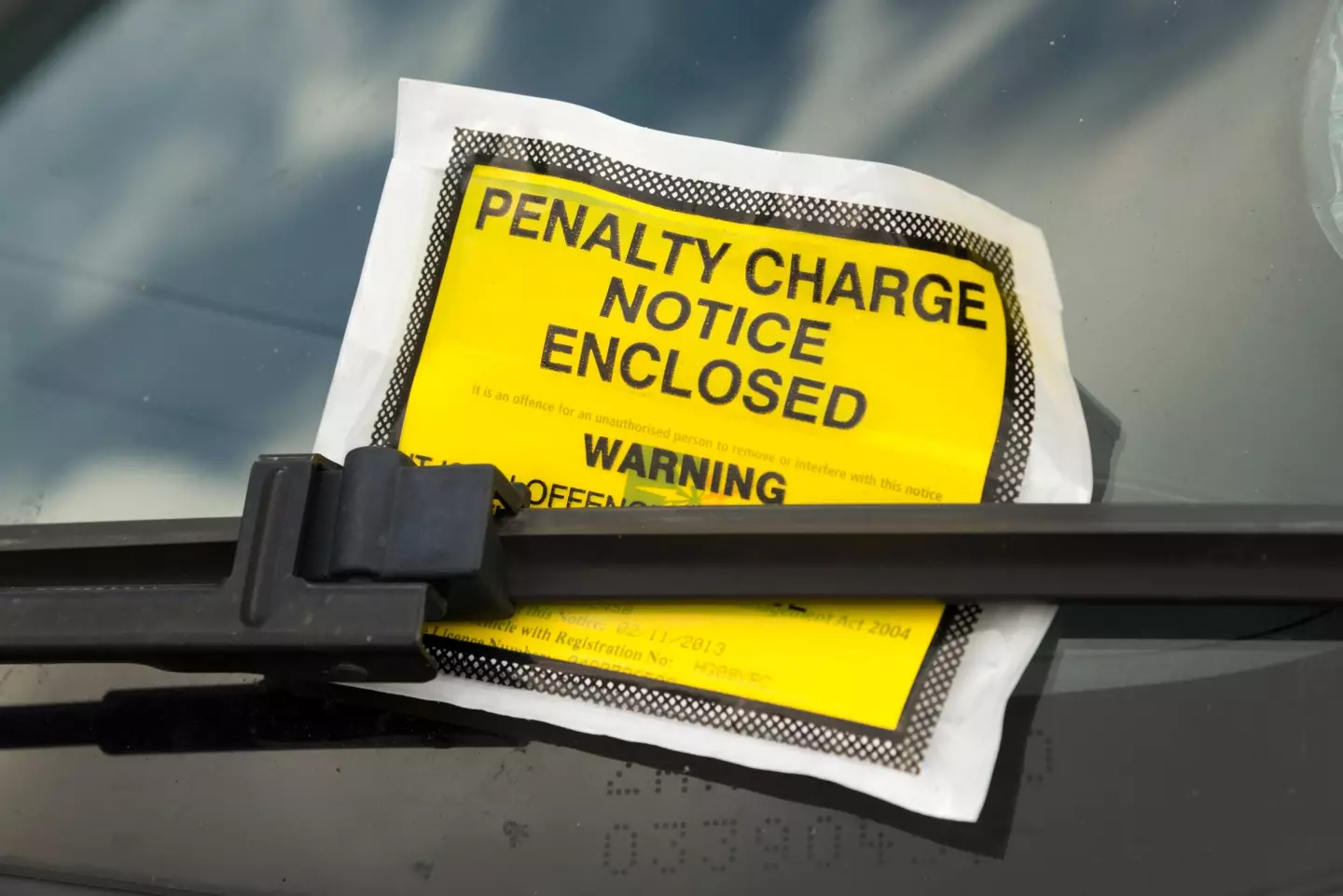 The driver was fined £1,026 after disputing the original ticket in court.