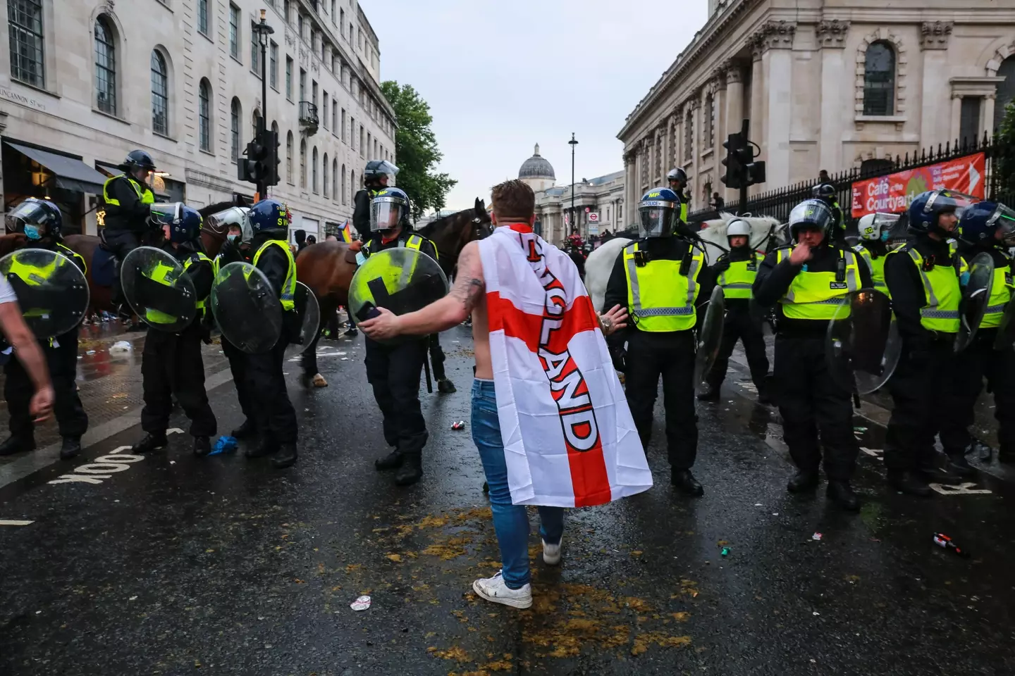England fans were criticised following the Euro 2020 final last year.