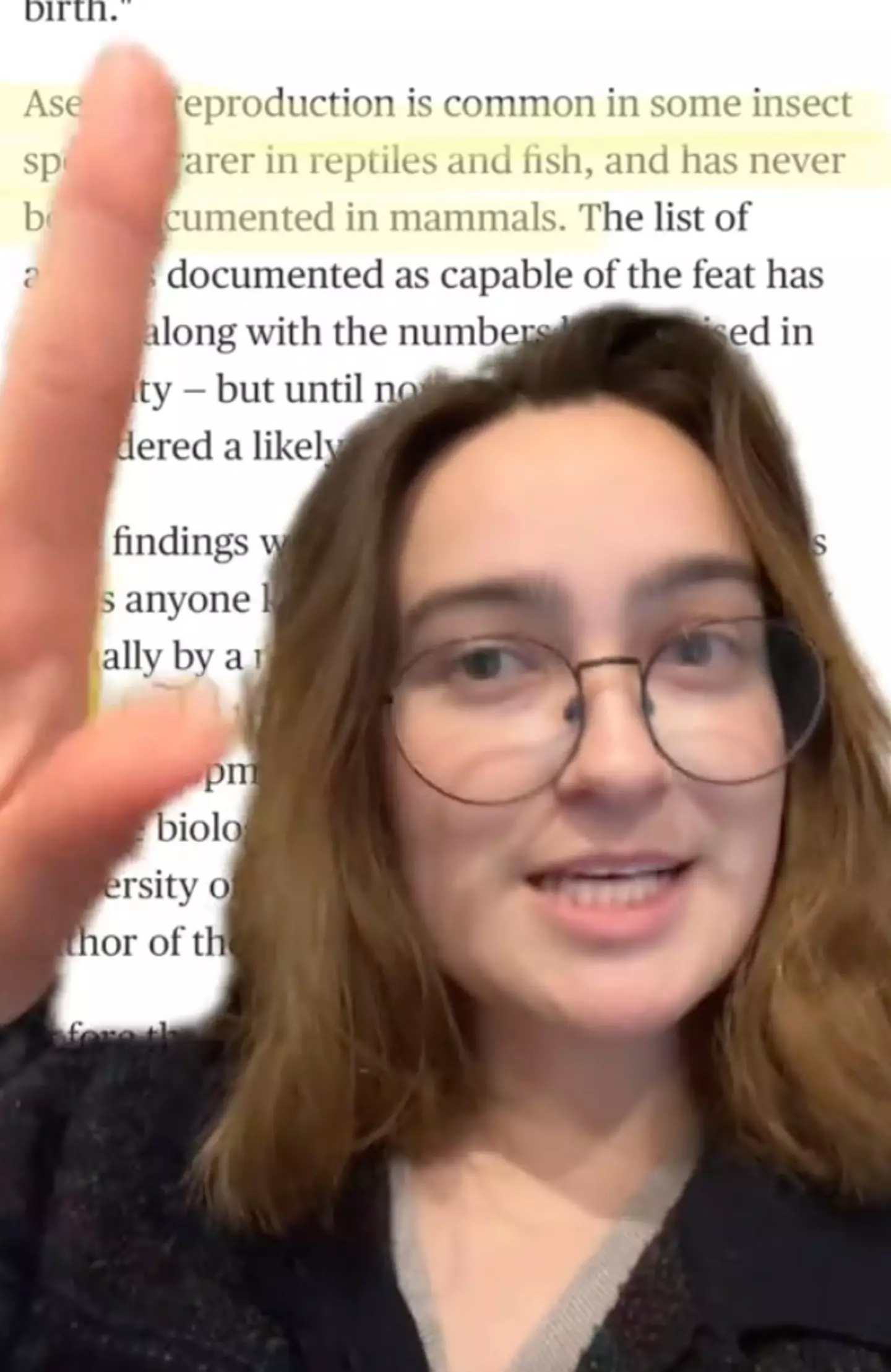 Allie O’Brien shared her wacky theory about Charlotte's pregnancy on TikTok.