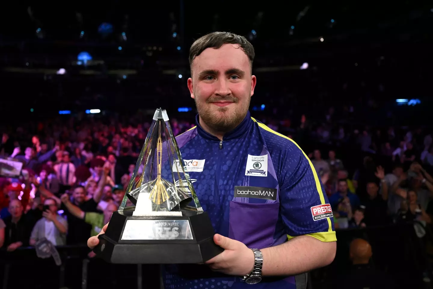 Littler won the final last night. (Justin Setterfield/Getty Images)