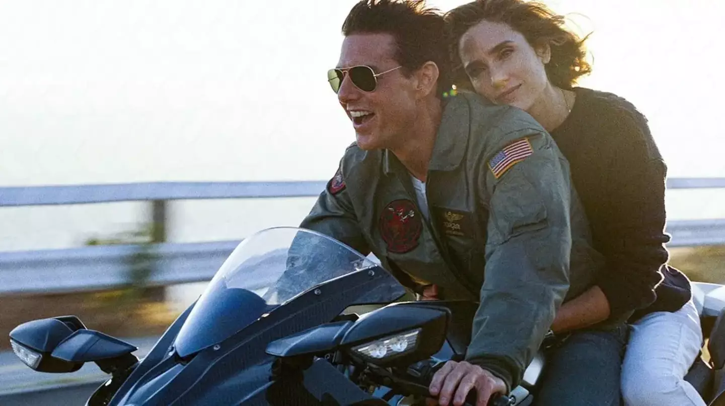 Cruise and Jennifer Connelly in Top Gun: Maverick.