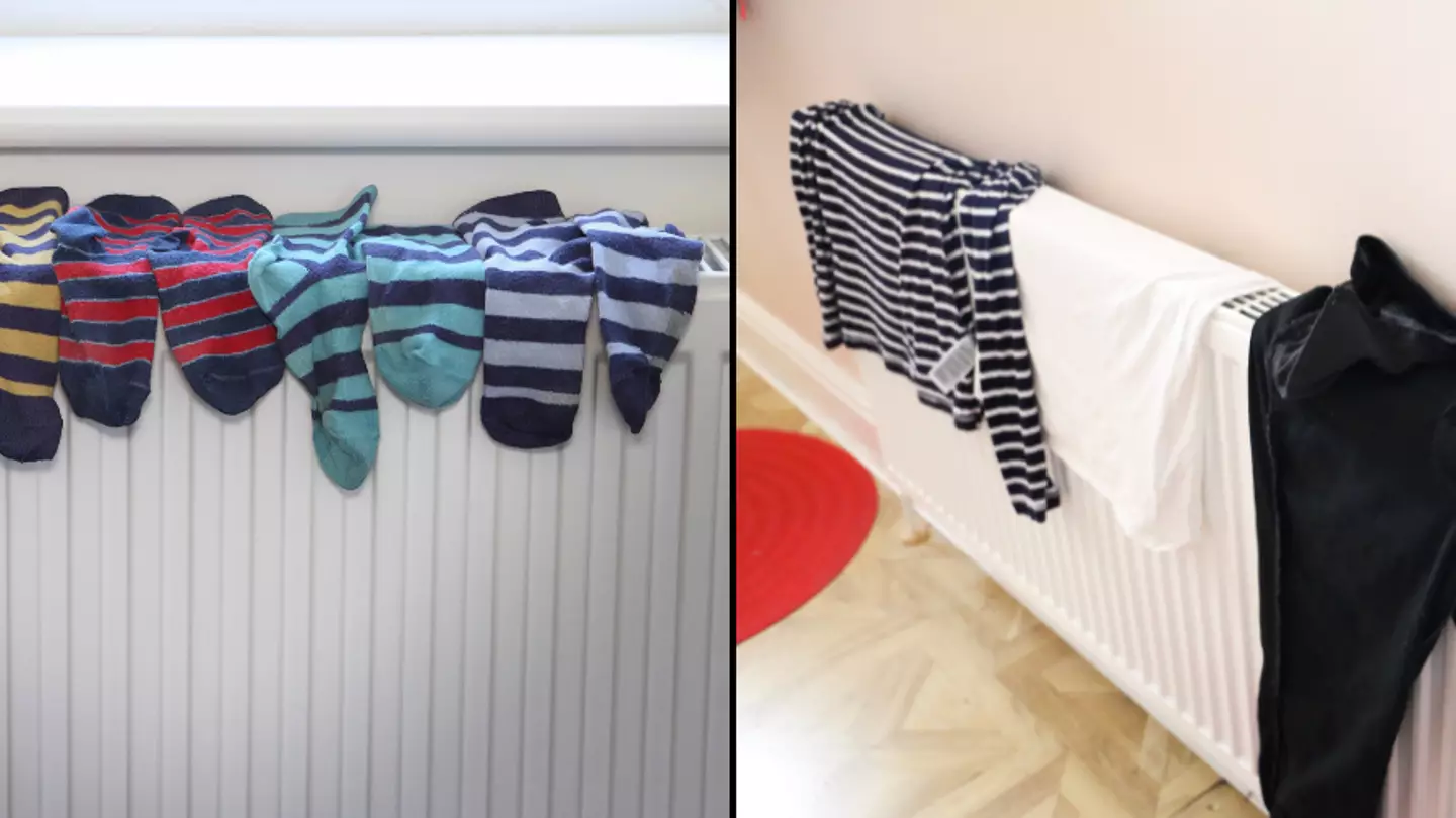 Expert issues warning over drying clothes on your radiator