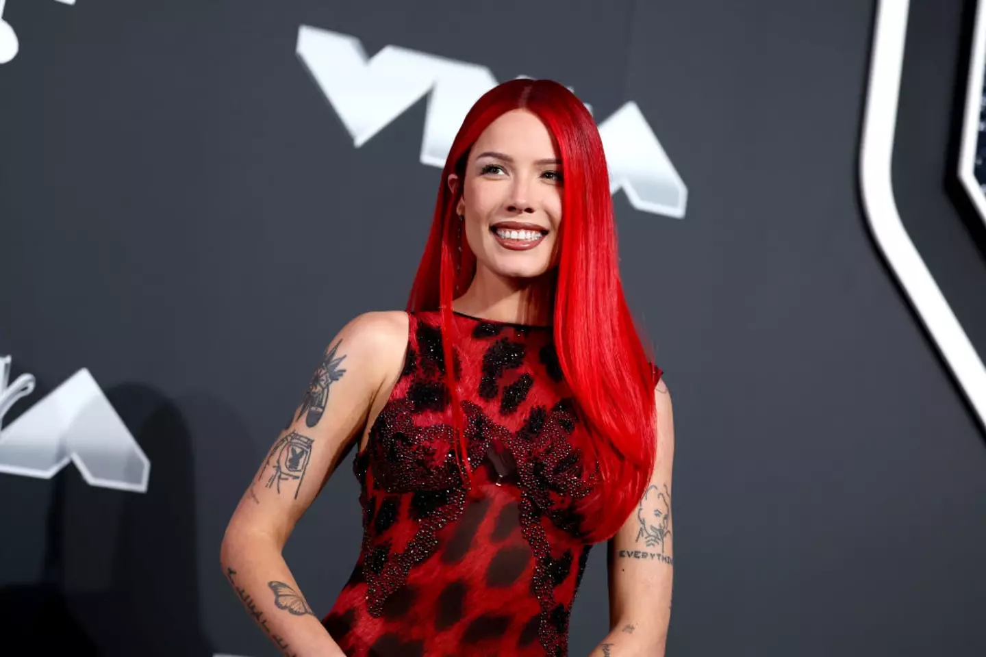 She didn't know how to react after he found her explicit photos (Mike Coppola/Getty Images for MTV)