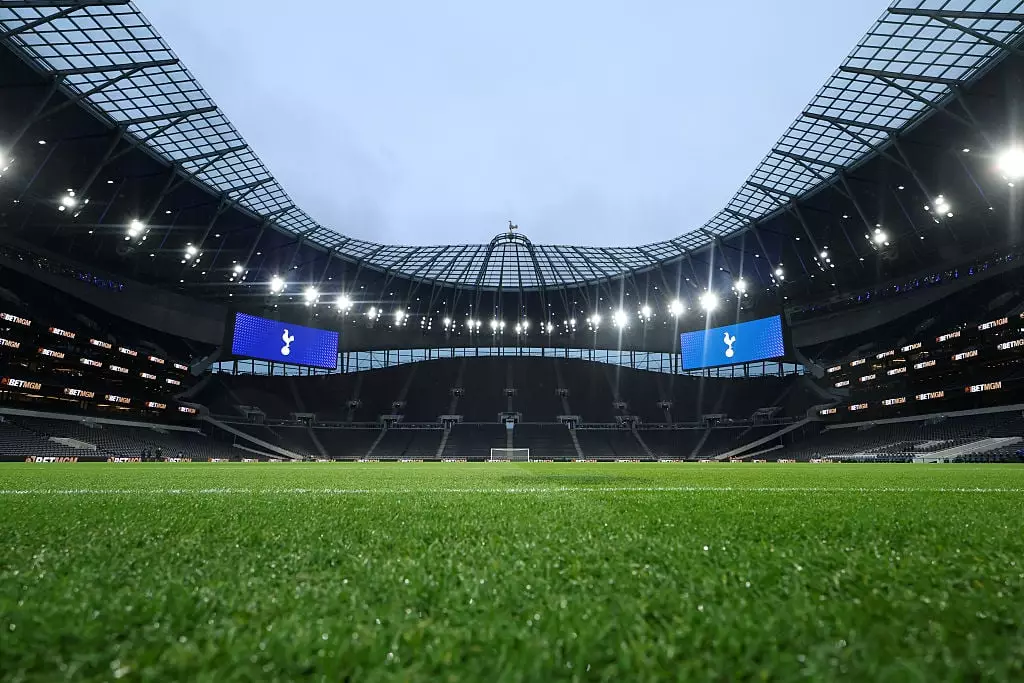 The Chelsea fan was joking about the Tottenham Hotspur Stadium, which made the club's fans very salty (Richard Pelham/Getty Images)