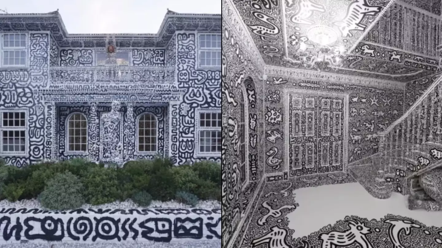Man covers every inch of his £1.35m home in doodles