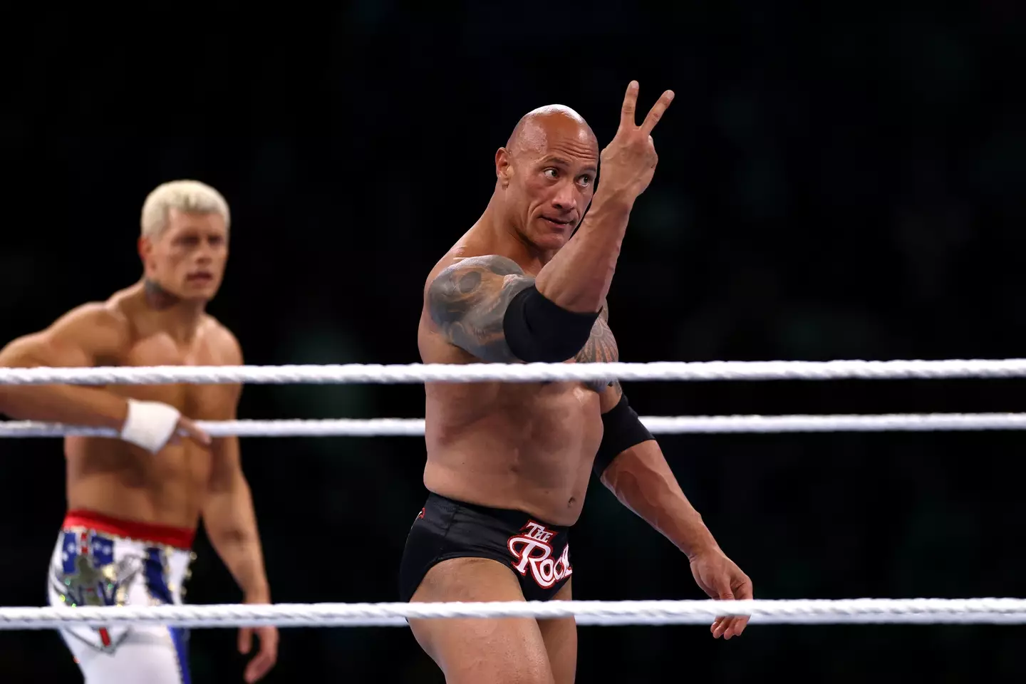 The Rock is back in the ring.