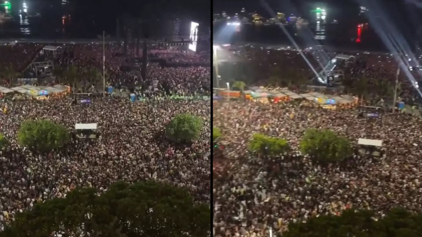 Unbelievable footage captures moment Madonna makes history with largest crowd ever at free concert