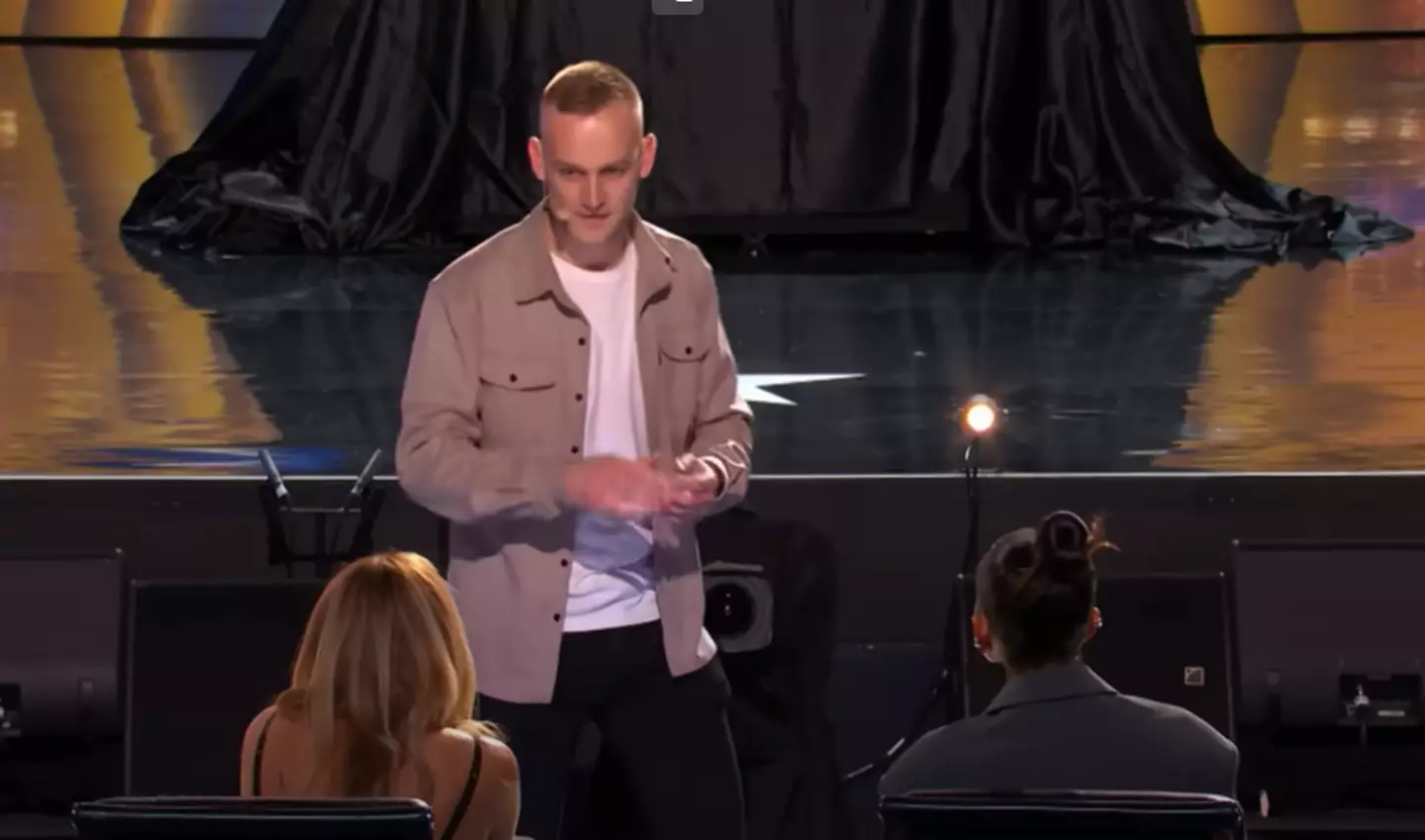 BGT fans think they've cracked Rhoades' card trick. (ITV)